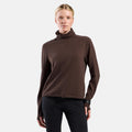 Essential Thermal Midlayer  Camiseta de running Mujeres - marrón