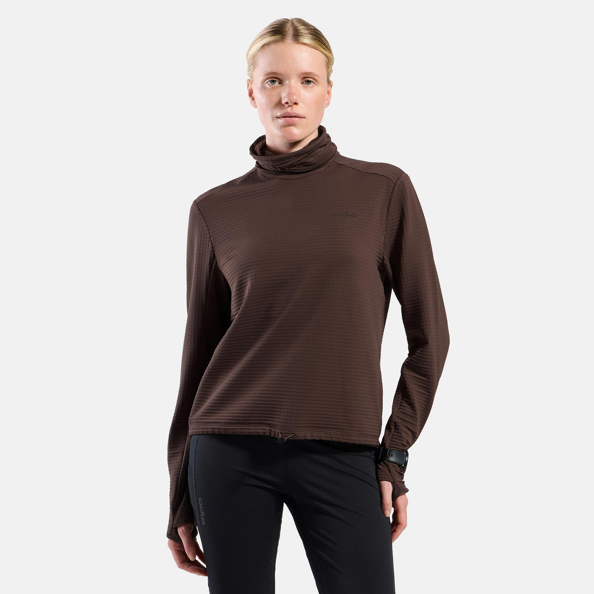 Odlo Essential Thermal Midlayer  Camiseta de running Mujeres - marrón