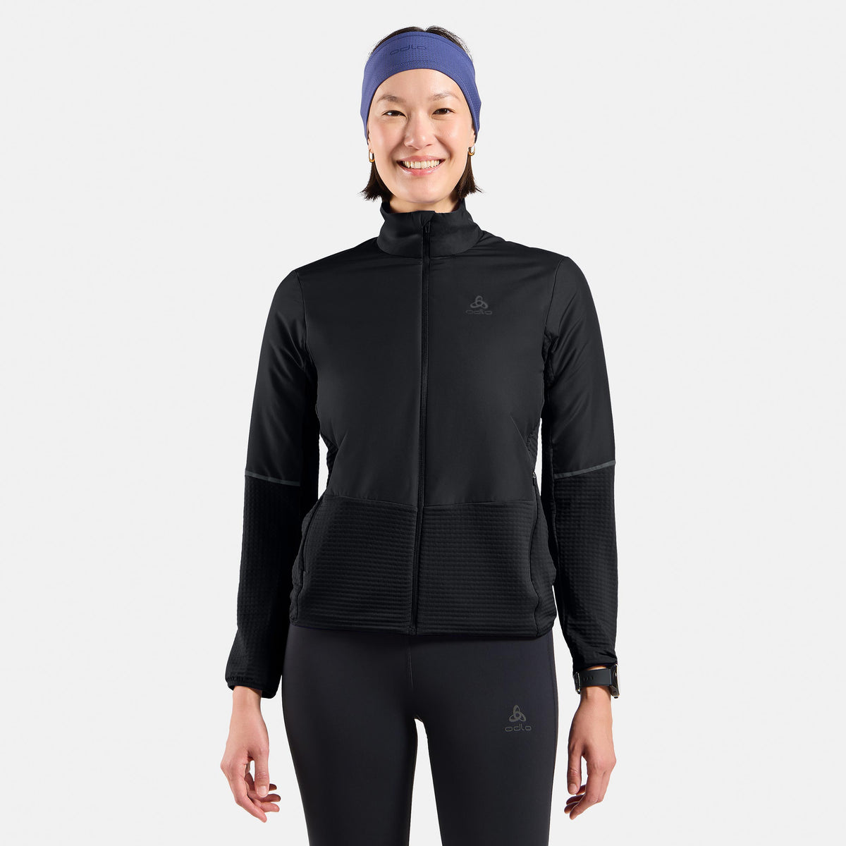 Odlo Essential Insulator Hybrid  Chaqueta para correr Mujeres - negro