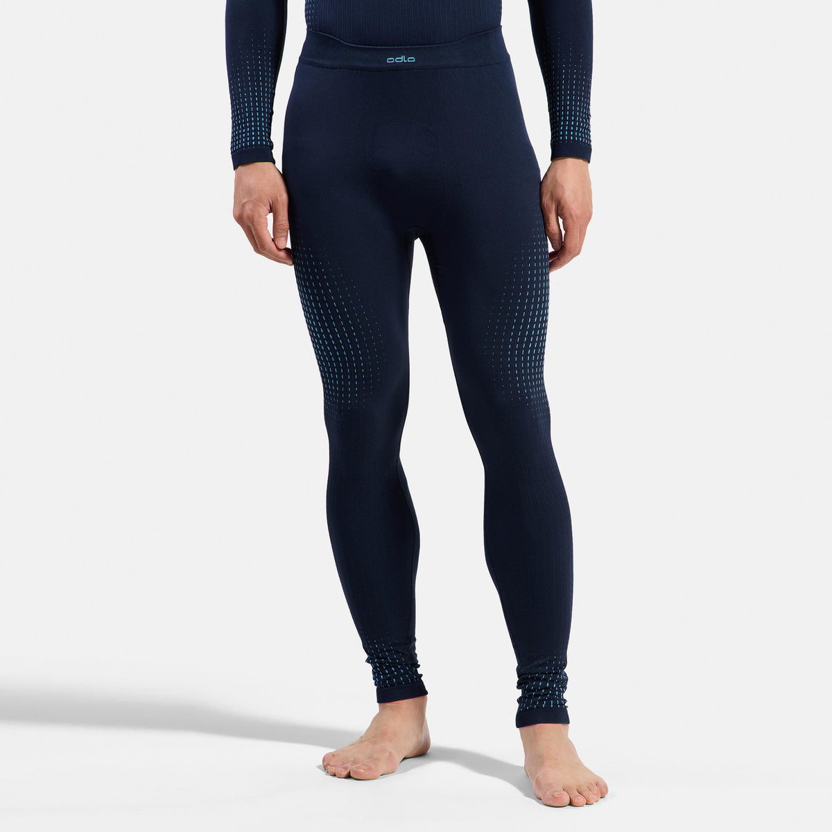 Odlo Performance Warm  Calzoncillos tipo bóxer Hombres - azul oscuro