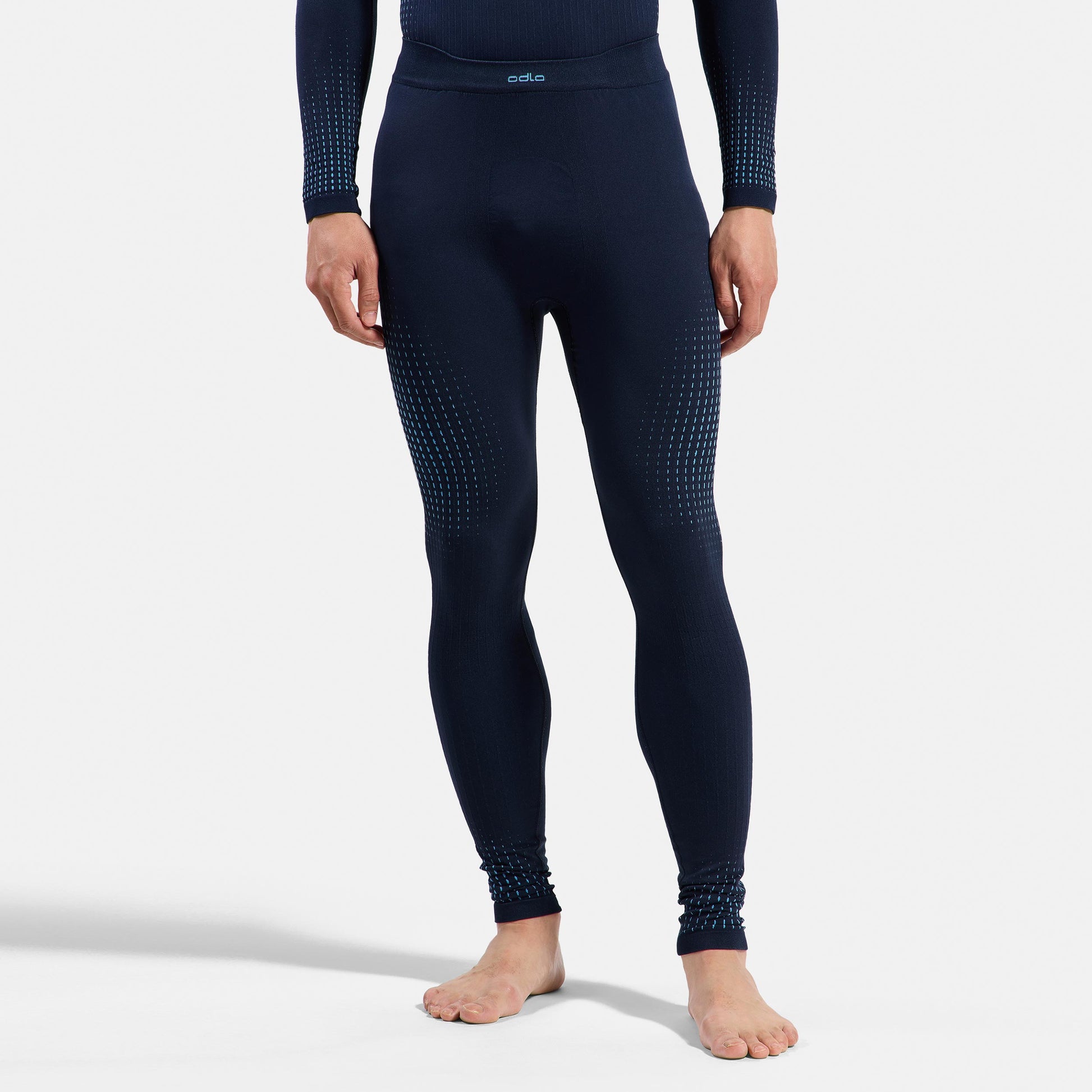 Odlo Performance Warm  Calzoncillos tipo bóxer Hombres - azul oscuro