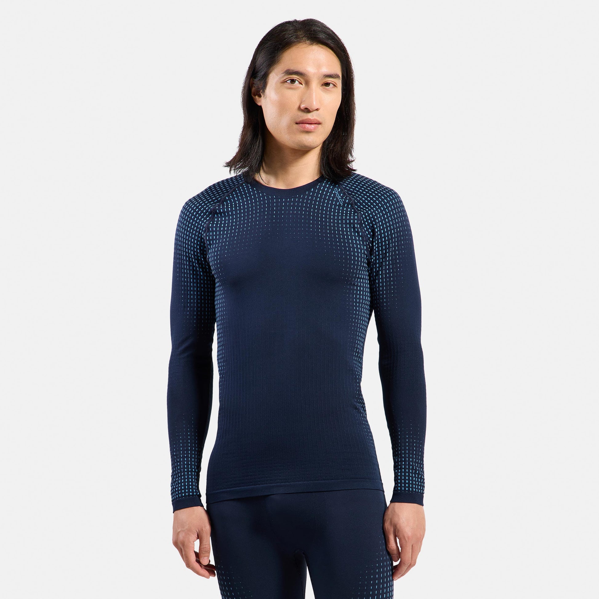 Odlo Performance Warm  Chaleco Hombres - azul oscuro