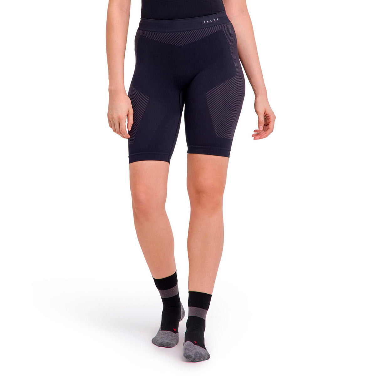 Falke Light Compression Mallas para correr Mujeres - negro