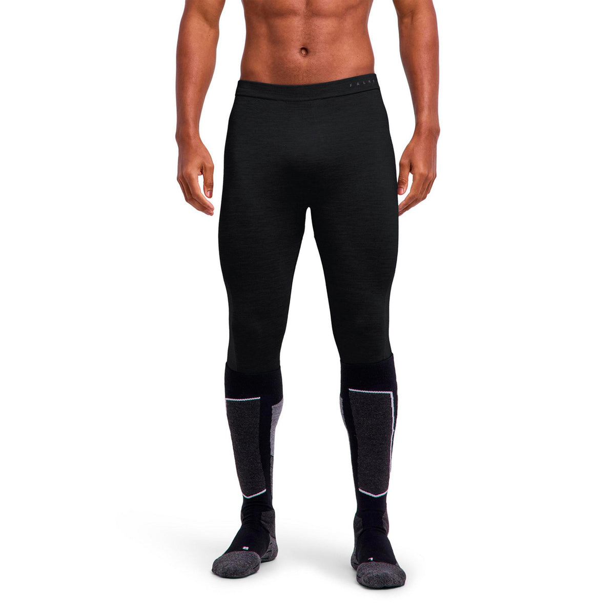 Falke Wool Tech Light 3/4  Malla Hombres - negro