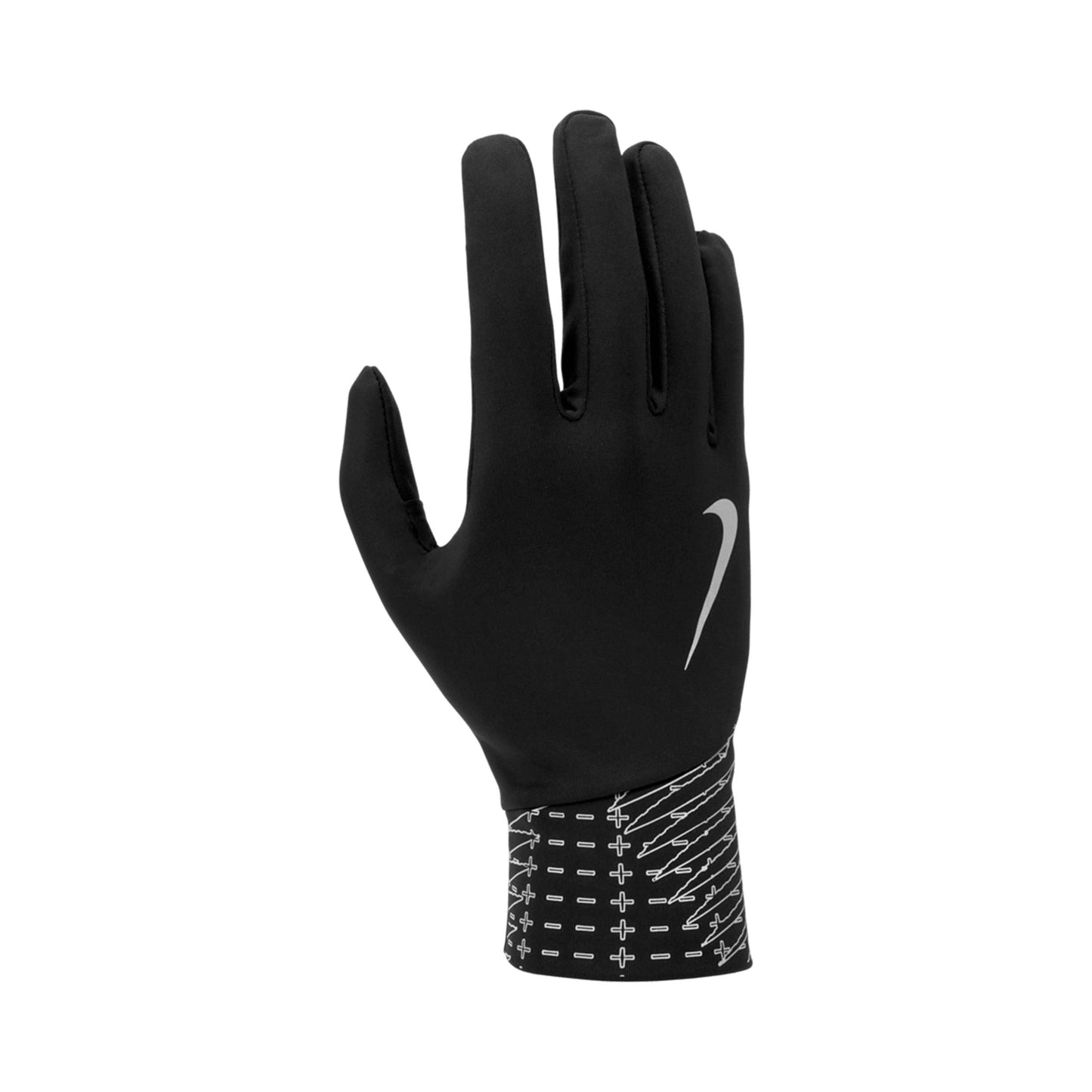 Nike Pacer Lightweight Reflective  Guantes de correr Hombres - negro, plateado
