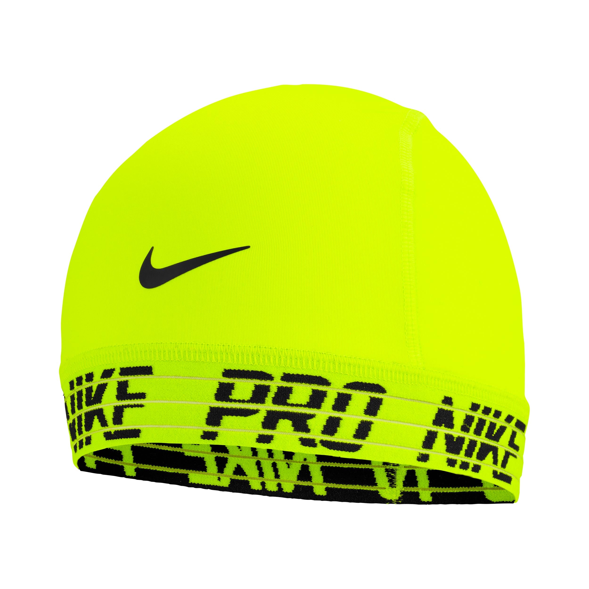 Nike Pro Dri-Fit Skull 4.0 Gorro Unisex - amarillo neón, negro