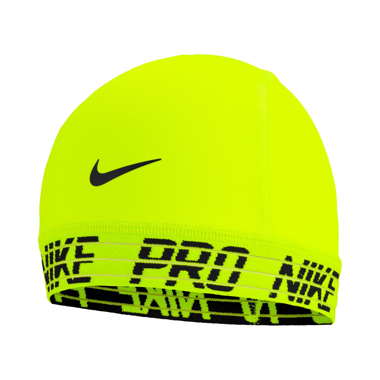 Nike Pro Dri-Fit Skull 4.0 Gorro Unisex - amarillo neón, negro