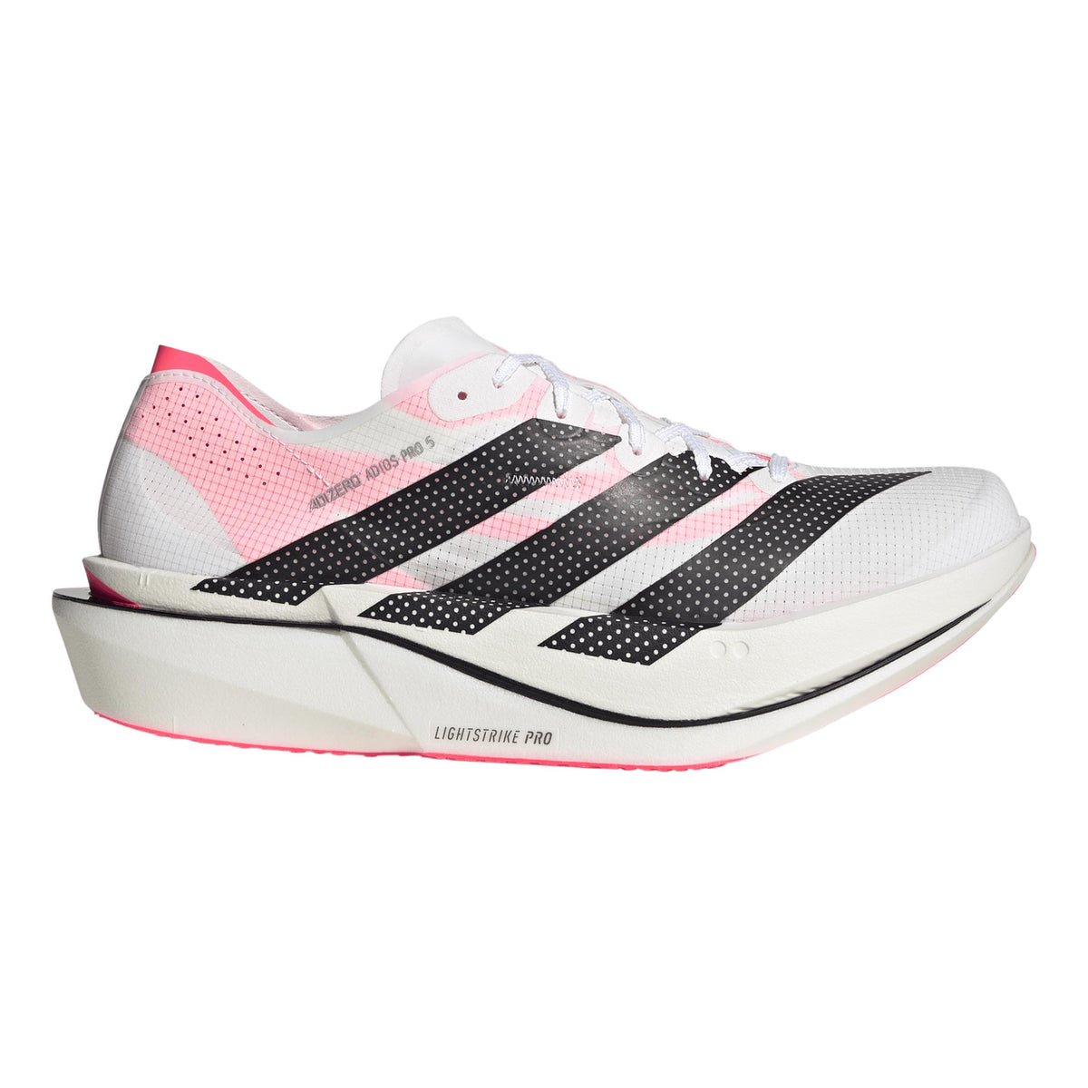 adidas adizero Adios Pro 5 Zapatilla de competición Hombres - blanco, negro