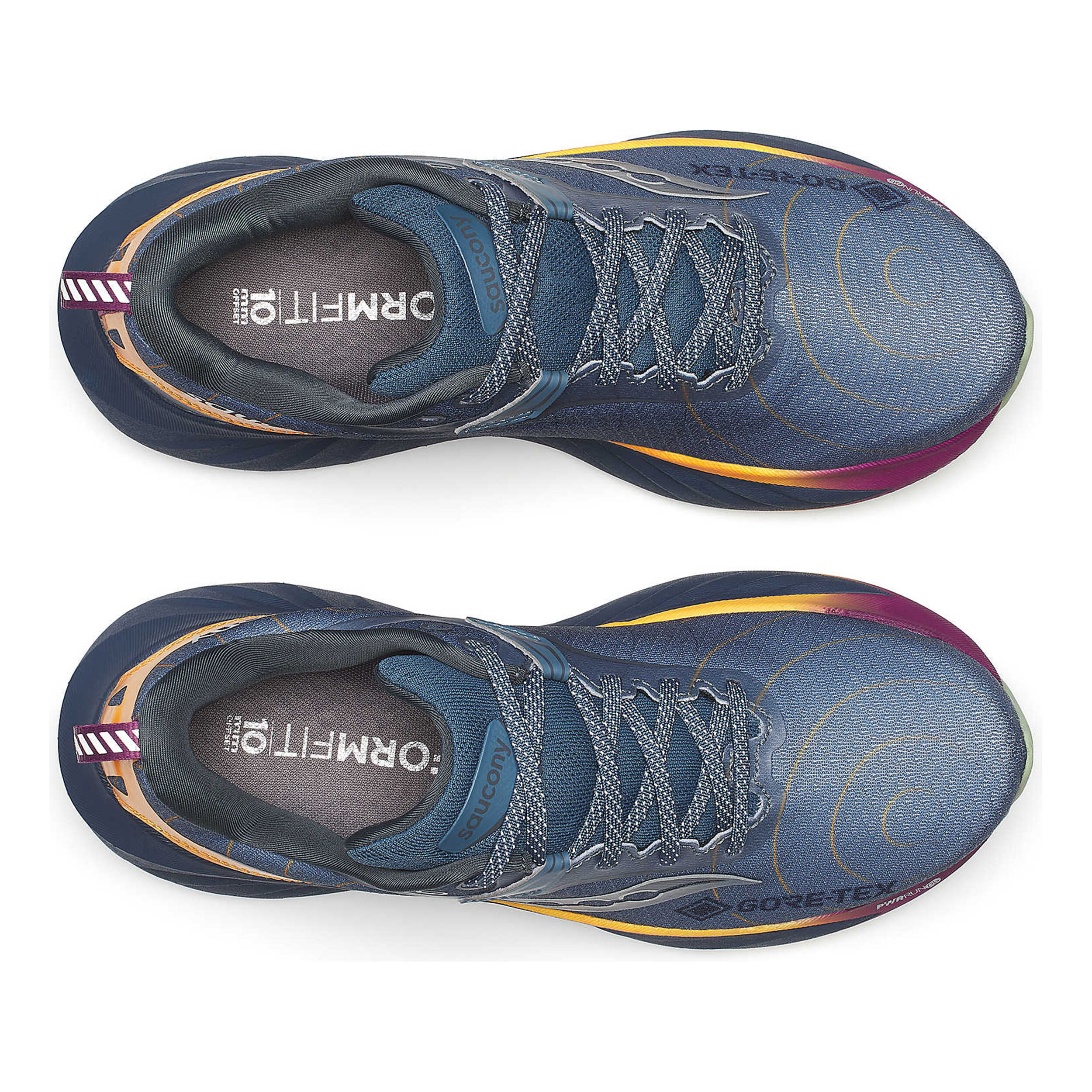 Comprar Saucony Triumph 22 GTX Zapatilla Neutral Mujeres Gris Naranja online Running Point ES