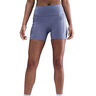 Swift Mallas para correr Mujeres - azul-gris, plateado