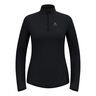Zeroweight Warm Mid Layer 1/2 Zip Camiseta De Running Mujeres-Negro