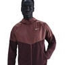 Miler Chaqueta para correr Hombres - rojo oscuro, bronce
