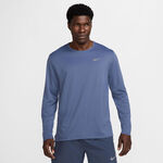 Ropa Nike Nike Dri-Fit UV Miler Camiseta de running Hombres - azul, plateado