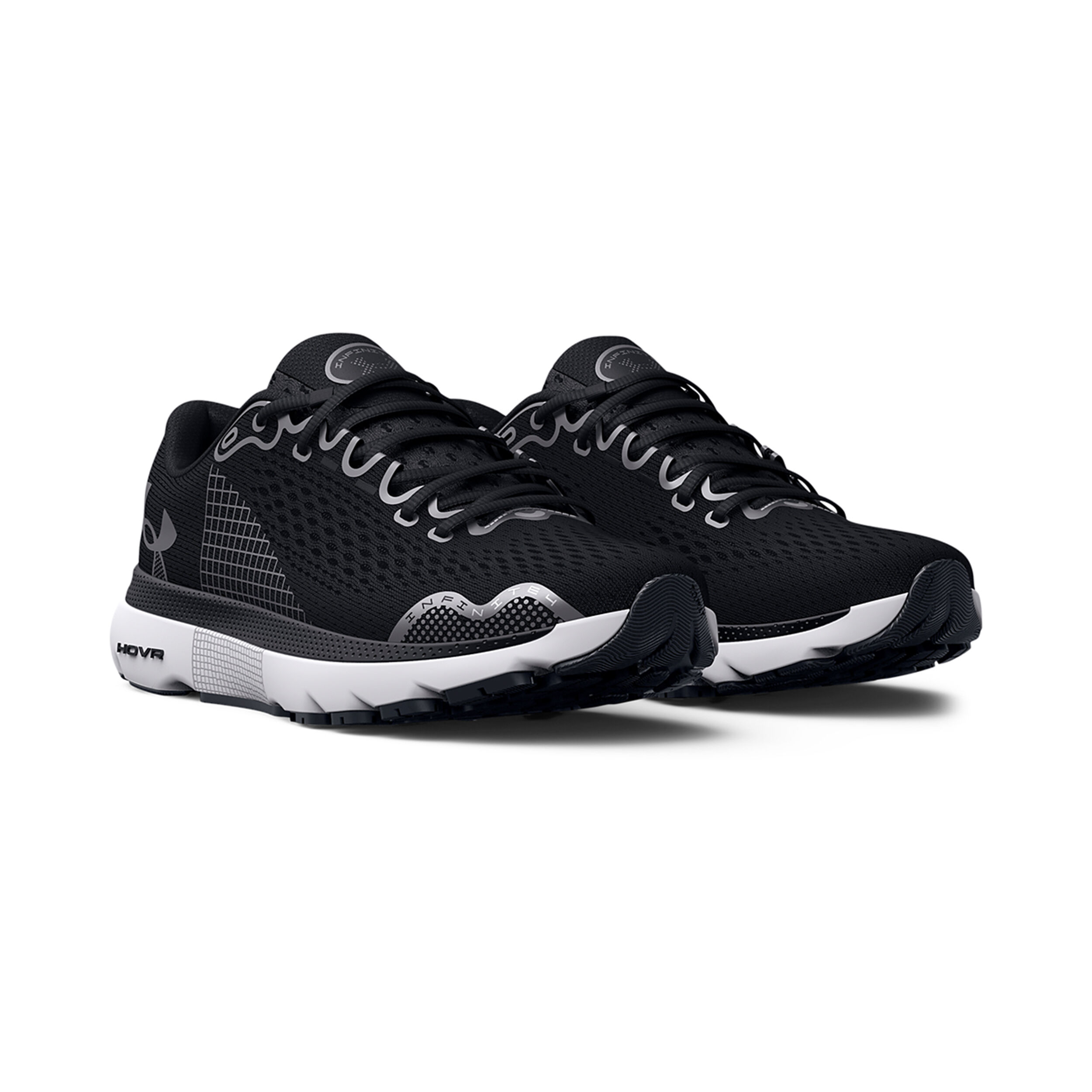 Comprar Under Armour HOVR Infinite 4 Zapatilla Neutral Hombres Negro Blanco online Running Point ES