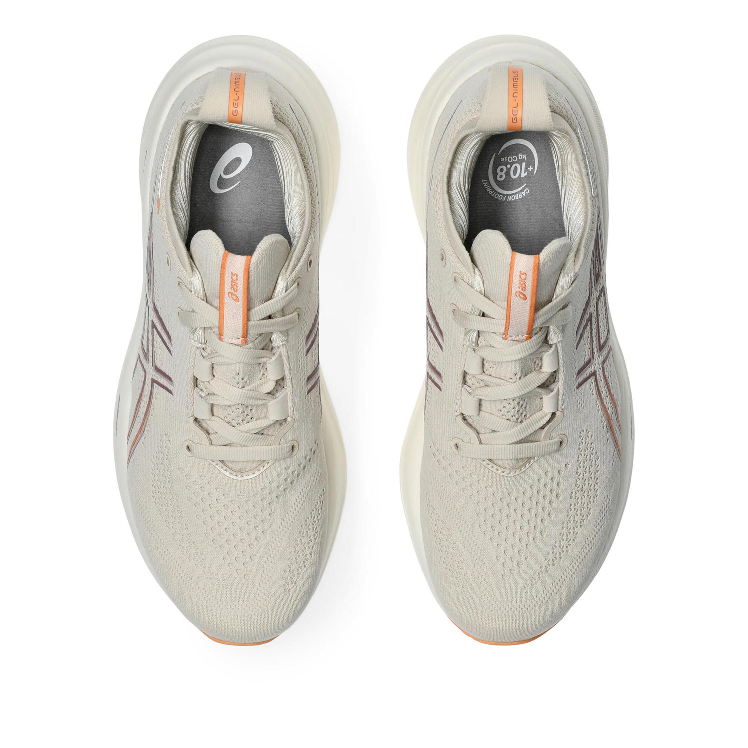 Comprar ASICS Gel Nimbus 26 Zapatilla Neutral Mujeres Beige Naranja online Running Point ES