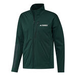 Ropa adidas adidas Terrex XPR Softshell Chaqueta para correr Hombres - verde, 