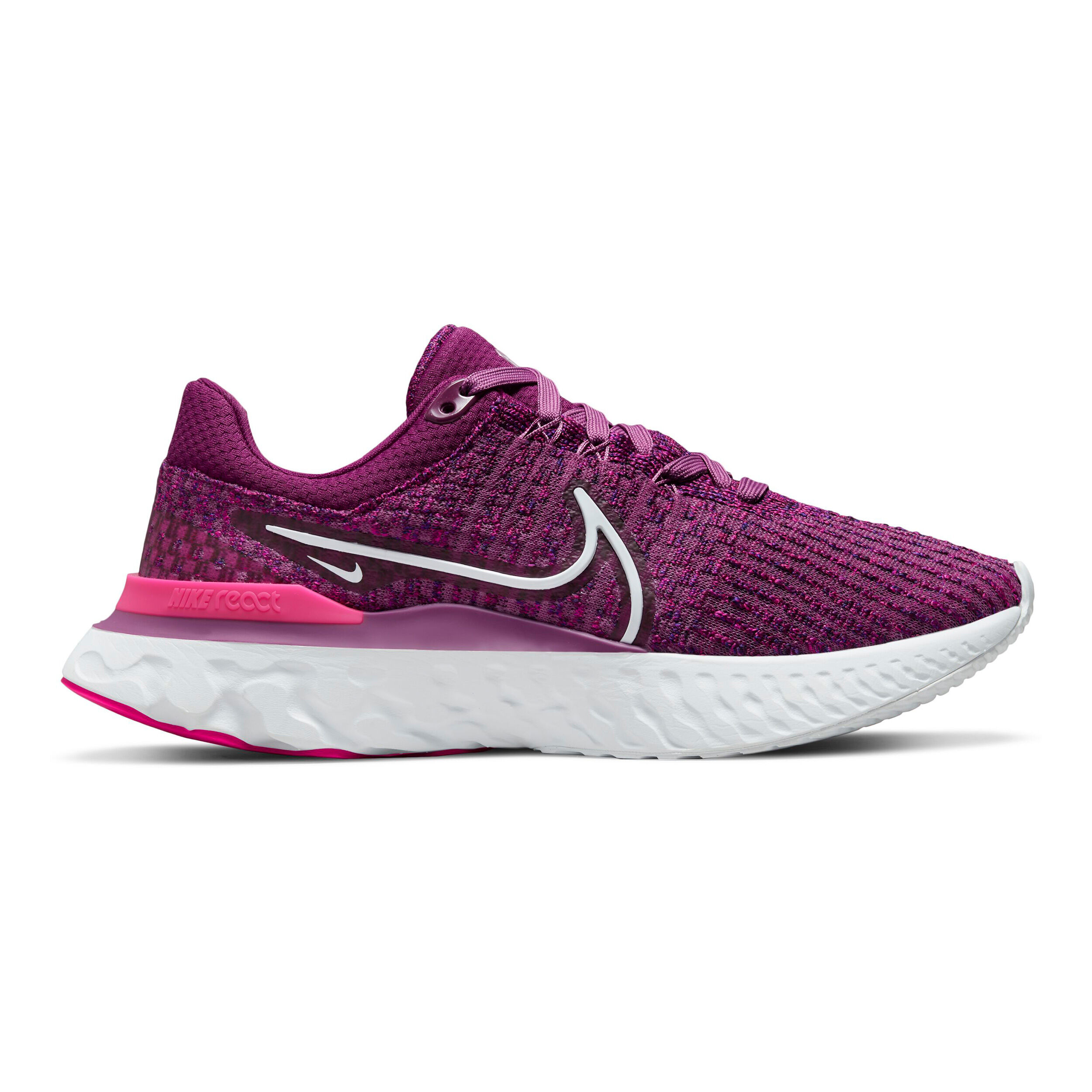 Comprar Nike React Infinity Run Flyknit 3 Zapatilla Neutral Mujeres Rosa Rojo online Running Point ES