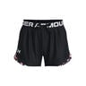 Tri Color Shorts Chicas - negro, 