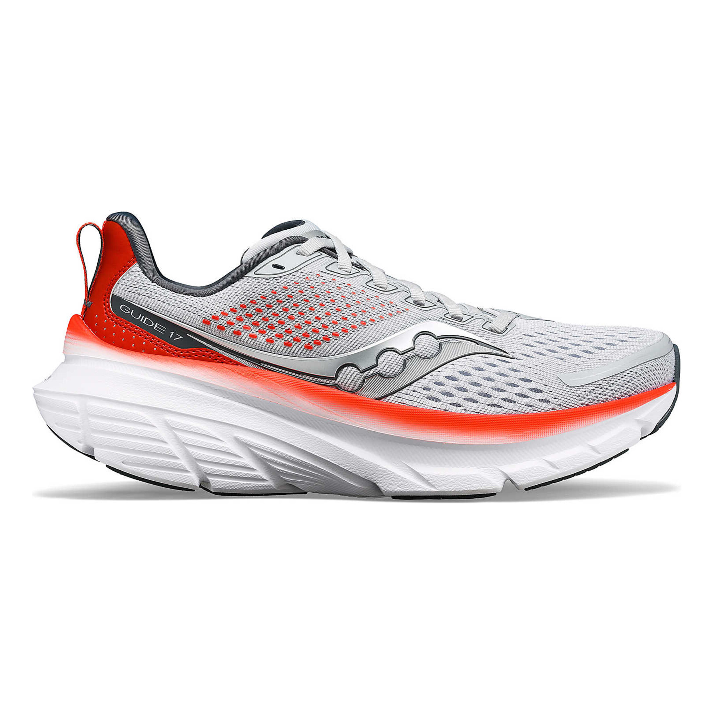 Comprar Saucony Guide 17 Zapatilla De Estabilidad Mujeres Gris Claro Rojo online Running Point ES