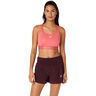 Road Compression Sujetador Deportivo Mujeres-Coral