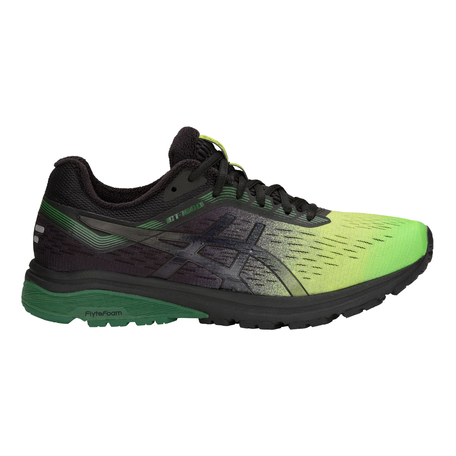 Comprar ASICS GT 1000 7 SP Zapatilla De Estabilidad Hombres Negro Amarillo Limon online Running Point ES