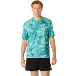 Ropa ASICS ASICS Road Lite-Show Camiseta De Running Hombres-Turquesa,Multicolor