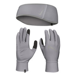 Nike Essential Running Headband + Gloves Set