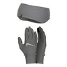 Essential Running Set Stirnband + Guantes De Correr Mujeres-Gris,Plateado