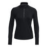 Qualifier Run Half-Zip Camiseta De Manga Larga Mujeres-Negro