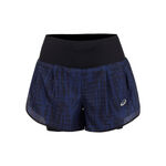 Ropa ASICS ASICS Road 2in1 3.5in Pantalones Cortos Mujeres-Azul Oscuro,Negro
