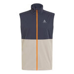 Ropa exterior Odlo Odlo Warm Chalecos para correr Hombres - gris claro, gris oscuro
