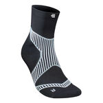 Ropa Bauerfeind Bauerfeind Performance Mid Cut Calcetines Para Correr Mujeres-Negro,Blanco