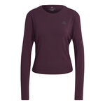 Ropa adidas adidas RI 3 Stripes Made With Nature Camiseta De Manga Larga Mujeres-Berry