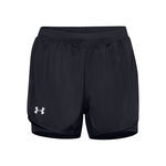 Ropa Under Armour Under Armour Fly By 2.0 2in1 Shorts Mujeres-Negro,Plateado