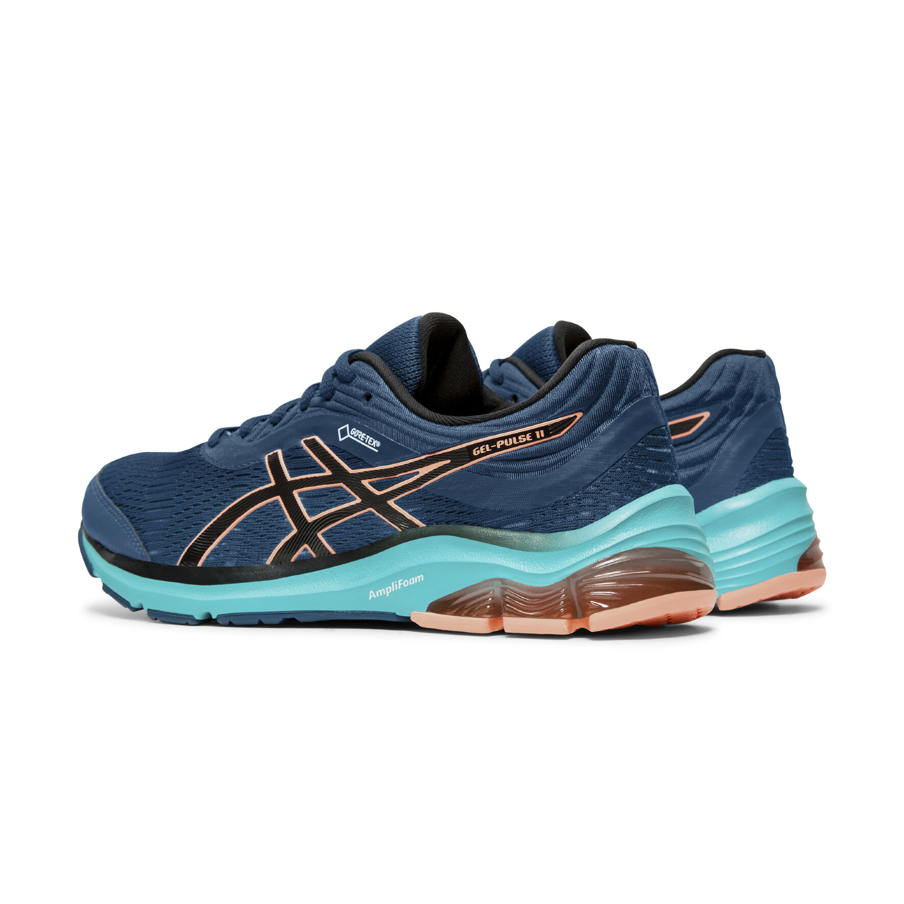 Comprar ASICS Gel Pulse 11 G TX Zapatilla Neutral Mujeres Color Petroleo Negro online Running Point ES