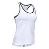 Knockout Camiseta De Tirantes Mujeres-Blanco,Negro