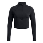 Ropa Under Armour Under Armour Launch Elite Half Zip Camiseta De Running Mujeres-Negro