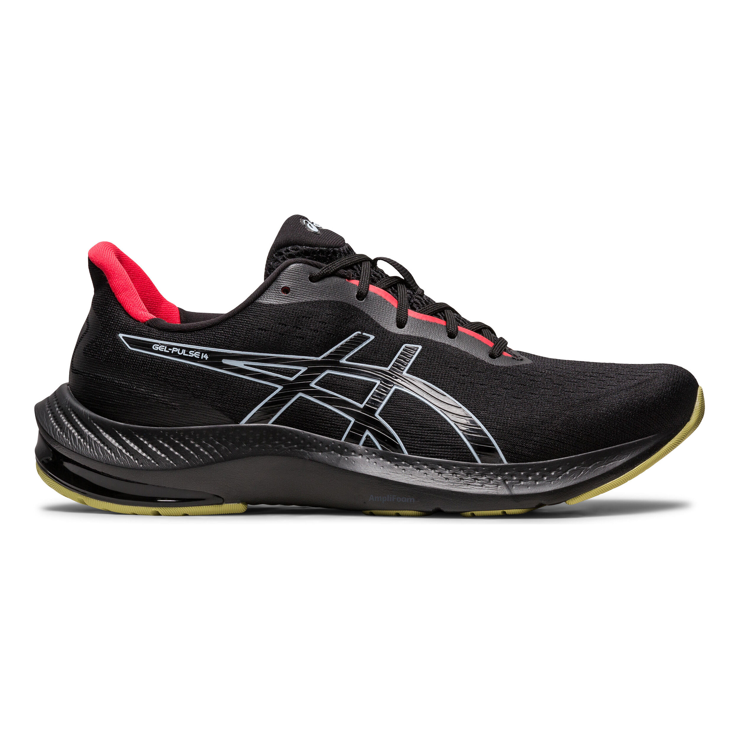 Comprar ASICS Gel Pulse 14 Zapatilla Neutral Hombres Negro Rojo online Running Point ES