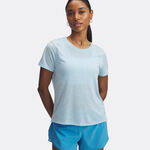 Ropa Under Armour Under Armour Launch Camo Camiseta De Running Mujeres-Azul Claro