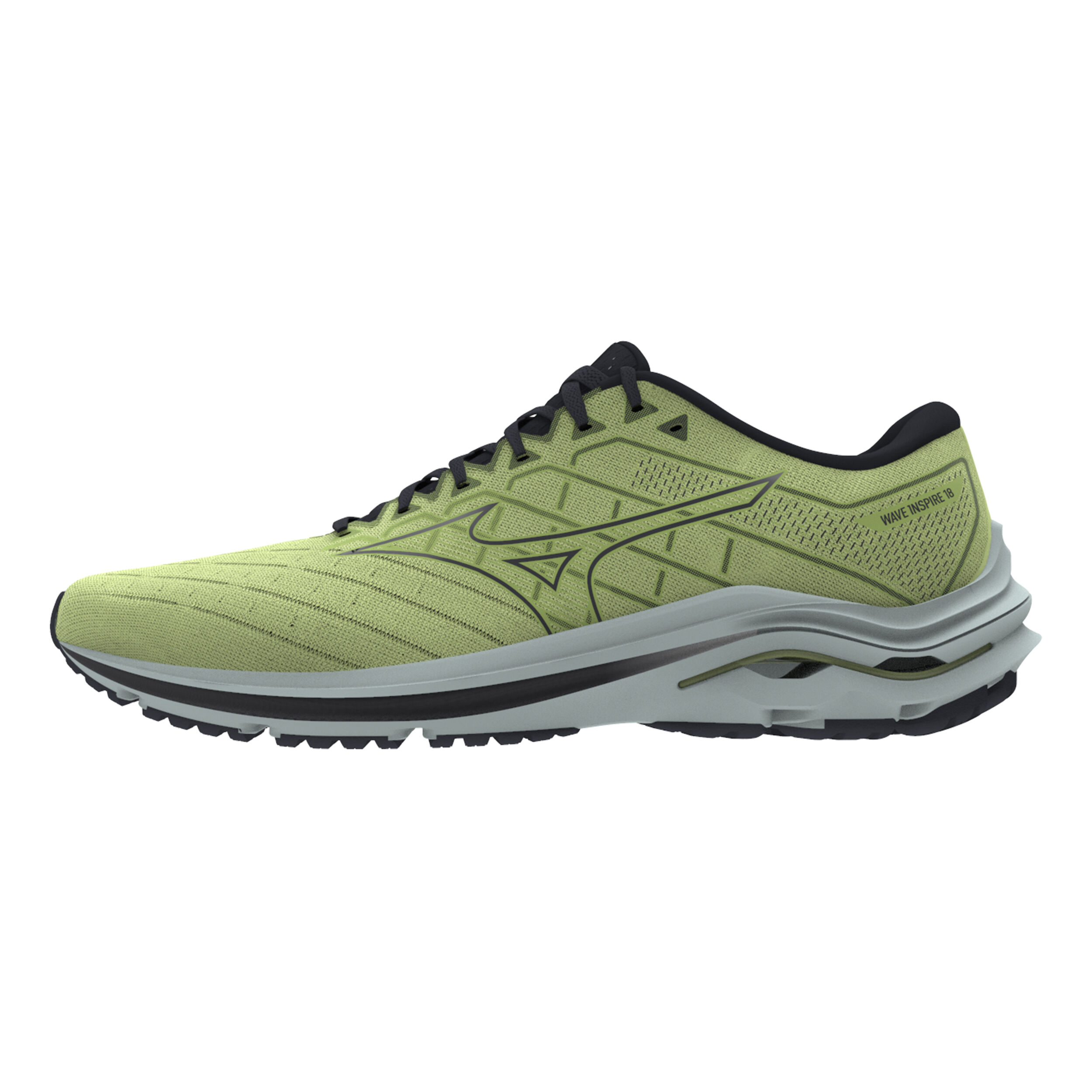 Comprar Mizuno Wave Inspire 18 Zapatilla De Estabilidad Hombres Lima Negro online Running Point ES