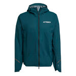 Ropa adidas adidas Terrex XPR Light Rain Chaqueta Para Correr Hombres-Color Petróleo