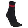RU4 Endurance Calcetines para correr Hombres-negro, rojo
