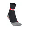 RU5 Calcetines Para Correr Hombres-Negro,Rojo
