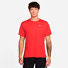 Miler Tee Camiseta de running Hombres-rojo claro, plateado