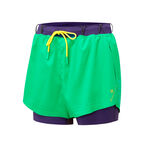 Ropa Ronhill Ronhill Tech Distance Twin Pantalones Cortos Mujeres-Verde,Lila