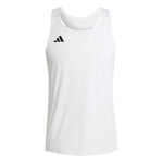 Ropa adidas adidas Adizero Essential Camiseta De Tirantes Hombres-Blanco