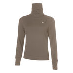 Ropa Nike Nike Swift Therma-Fit Camiseta De Running Mujeres-Marr&oacute;n