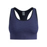 Seamless Medium Padded Sujetador Deportivo Mujeres-Azul
