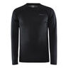 Core Warm Baselayer Top de running Hombres - negro, 