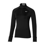 Ropa Mizuno Mizuno Warmalite Half-Zip Top De Running Mujeres-Negro,Negro